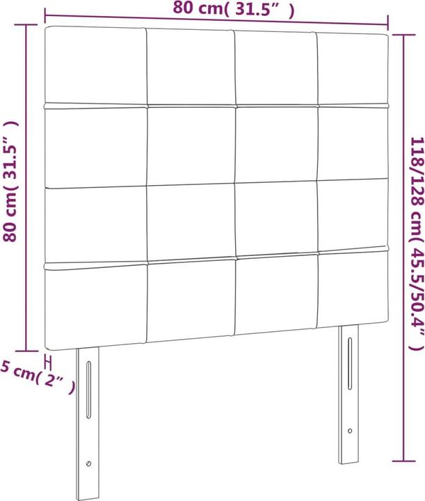 Actual product image VidaXL Adaline (160 x 5 x 128 cm)
