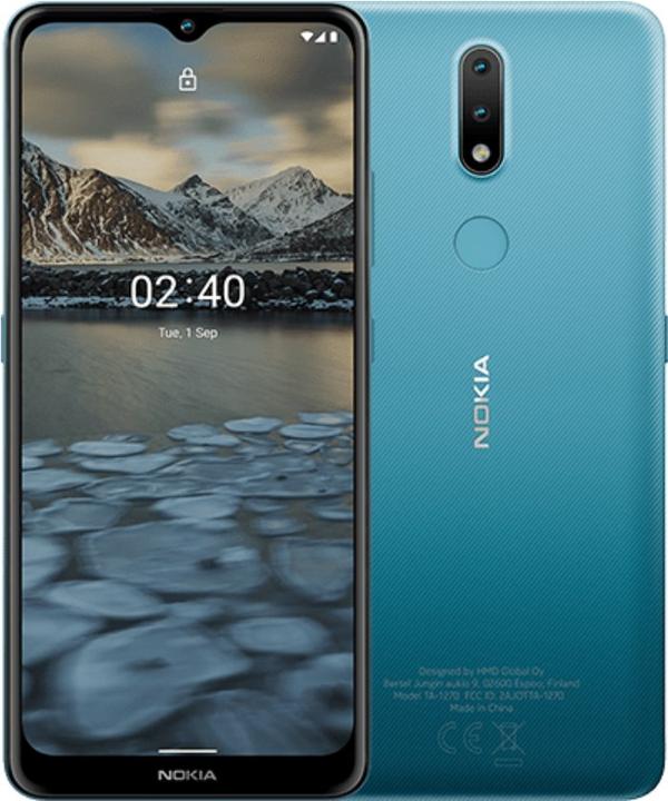 Produktbild Nokia 2.4 (32 GB, Blue, 6.50", Hybrid Dual SIM, 13 Mpx, 4G)