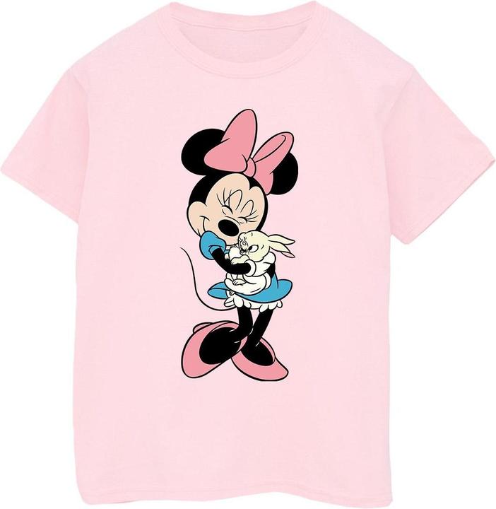 Actual product image Disney Girls Minnie Mouse Bunny Hug Cotton T-Shirt (128)