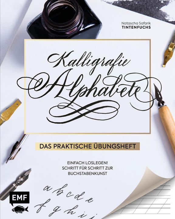 Image du produit Kalligrafie Alphabete – Das praktische Übungsheft (Allemand, Natasha Safarik, 2021)