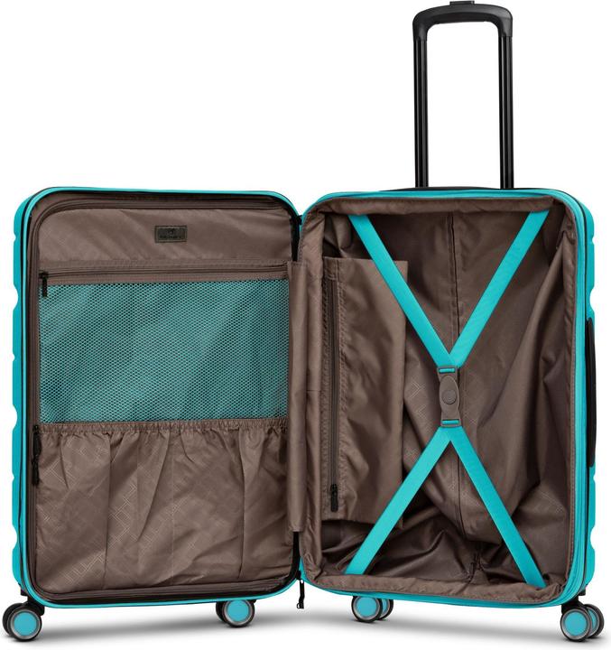 Actual product image Franky Munich 4.0 4-wheel suitcase set, 3-piece with stretch fold (199 l, XL (from 140l))