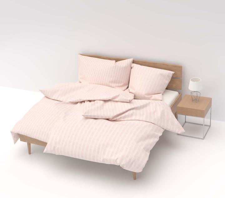 Actual product image Lotus Bettwaren Bed Linen Satin Seersucker uni (Duvet cover, 160 x 210 cm)