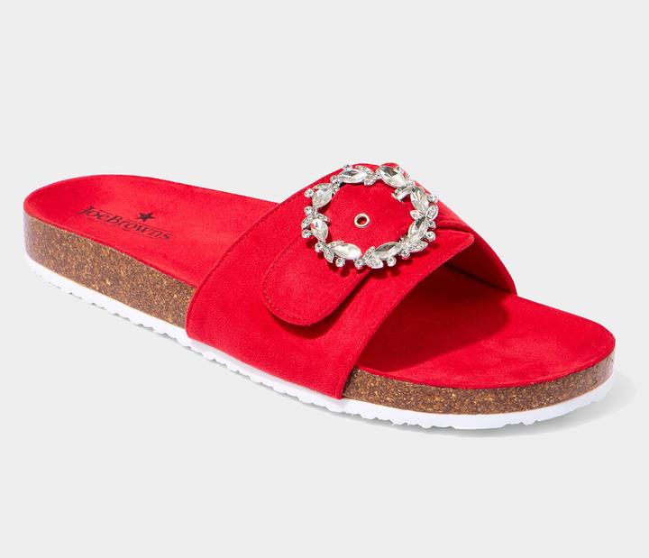 Image du produit Joe Browns Jewelled Buckle Slider Sandals (37)