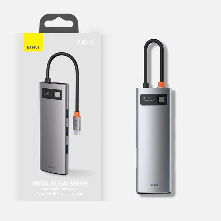 Produktbild Baseus Metal Gelam Series (USB-C, 8 Ports)