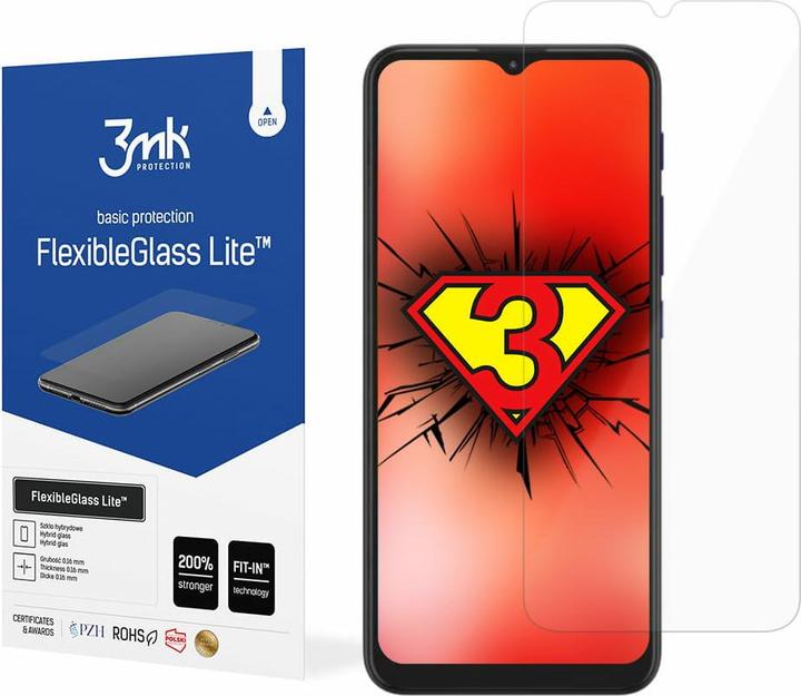 Actual product image 3MK hybrid glass Flexible 2.5D Lite for Motorola Moto E7 Power (1 Piece, Motorola Moto E7 Power)