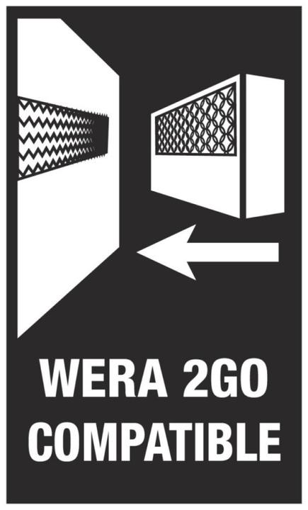 Actual product image Wera Kraftform Kompakt 28 B (PH2X 25mm, PH1 x 25 mm, Pz2x25mm, slot 1 x 5.5 x 25 mm, PZ 1 x 25, slot 1.2 x 6.5 x 25 mm)