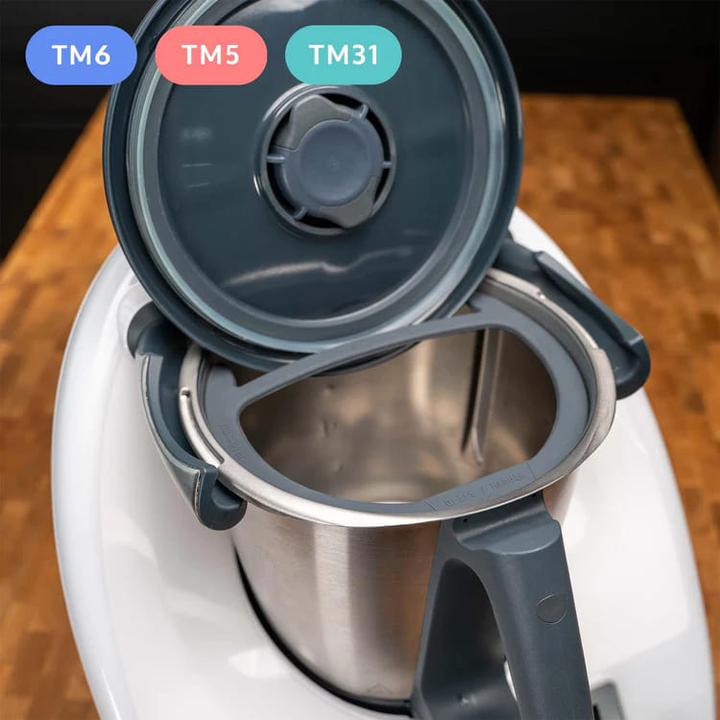 Image du produit Mixcover Support de couvercle et aide à la raclette compatibles avec Thermomix TM6 TM5 TM31