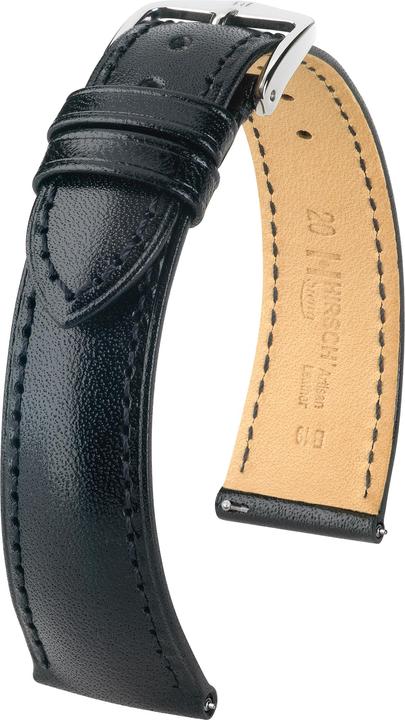 Actual product image Hirsch Siena (20 mm, Calf, Galaxy Watch 5 (44mm), Galaxy Watch 5 Pro, Galaxy Watch 6, Galaxy Watch 6 Pro, Huawei Watch GT 3 Pro (43mm), Polar Unite, Garmin vívoactive 5, Garmin Forerunner 55, Galaxy watch 4 (40mm), Galaxy watch 4 (44mm))