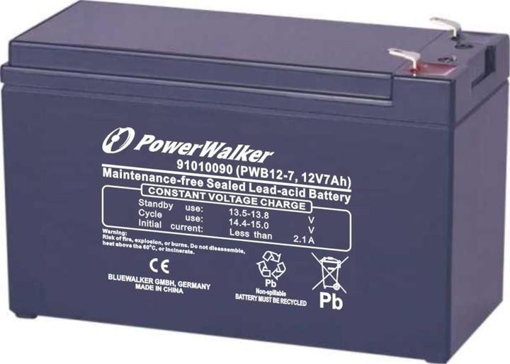Powerwalker PWB12-7 Batterie PWB12-7 Batterie au gel de plomb 12V 7Ah pour UPS -Z-