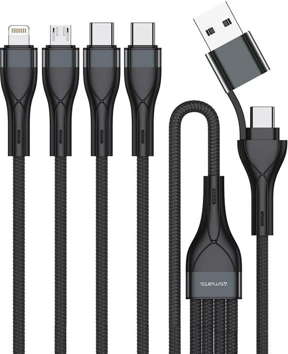 4smarts Multi charging cable 4in2 (1.20 m, USB 2.0)