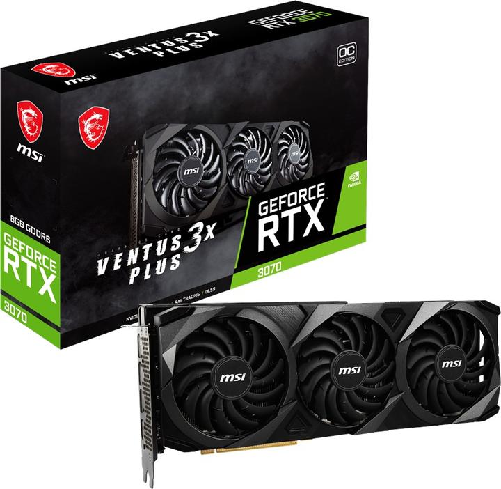 MSI GeForce RTX 3070 Ventus 3X PLUS 8G OC LHR (8 GB)