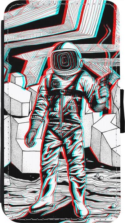 Actual product image PhoneLook Cover Wallet black Anaglyph Astronaut (Apple iPhone 11 Pro)