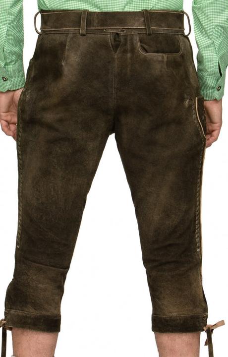 Produktbild Stockerpoint Lederhose Kniebund incl. Gürtel SIGMAR4 bison gespeckt (58)