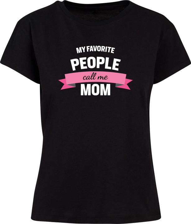 Merchcode Ladies Mothers Day - My Favorite People Call Me Mom Box Tee - 118395