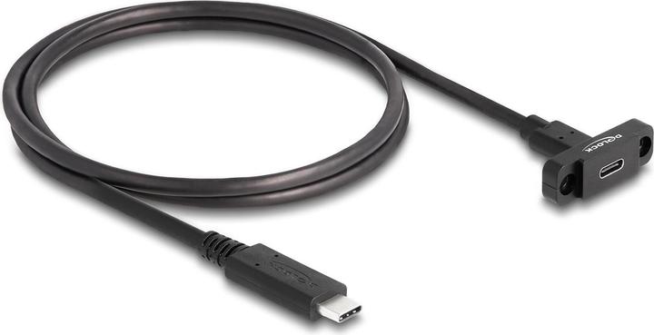 Actual product image Delock SuperSpeed USB 10 Gbps 1m for installation black (1 m, USB 3.2 Gen 2)