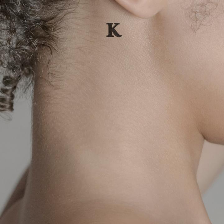 Produktbild minink Temporäres Tattoo – Grossbuchstabe: K