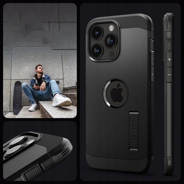 Produktbild Spigen Tough Armor MAG iPhone 16 Pro Max MagSafe czarny/black ACS08013 (Apple iPhone 16 Pro Max)