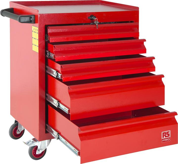 Actual product image Rs Pro 5 Drawer Heavy Duty Tool Cabinet (63 cm, 83 cm)