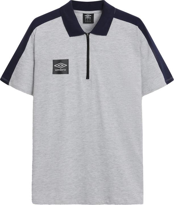 Umbro Terrace Poloshirt mit kurzem Reissverschluss