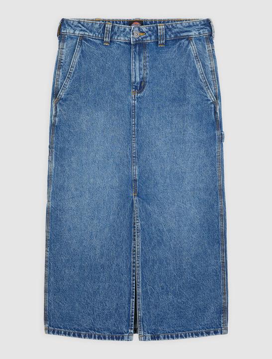 Image du produit Dickies Long Denim Carpenter Skirt W Rinsed Fade (XXS)