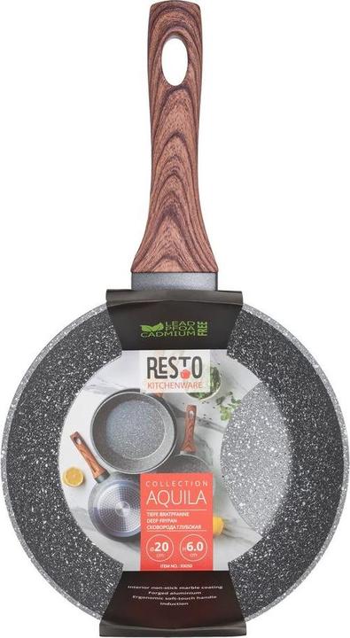 Productafbeelding Resto DIEPE KOEKENPAN D20 H6,0CM/93050 (20 cm, Koekenpan, Aluminium)