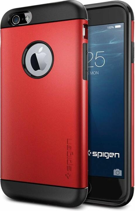 Actual product image Spigen Slim Armor Case for iPhone 6/6S (4.7") Red (Apple iPhone 6)