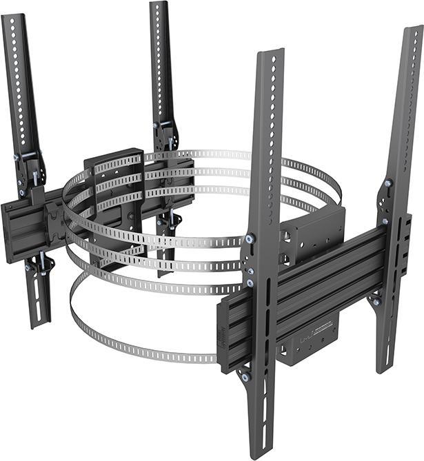 Multibrackets Säulen Halterung Dual HD Pro Serie, 32-65"