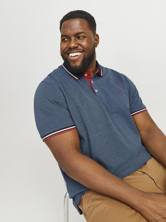 Actual product image Jack & Jones Classic Plus Size Polo Shirt (8XL)