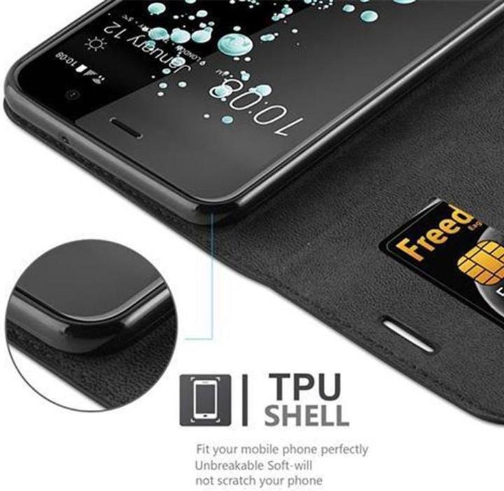 Productafbeelding Cadorabo Boek Onzichtbare Magneethoes (HTC U Play)