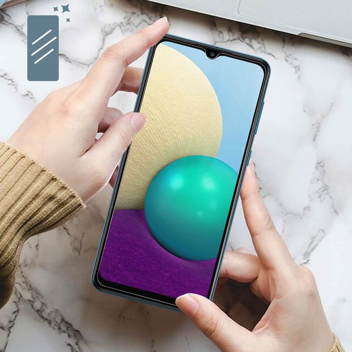 Produktbild Avizar Kristallklare Folie, Glas-Displayschutz (1 Stück, Samsung Galaxy A02)