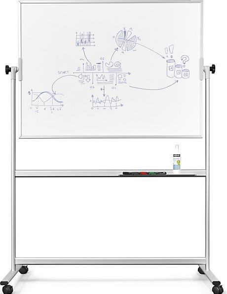 Actual product image Magnetoplan mobile CC whiteboard, 120x90cm (90 x 120 cm)