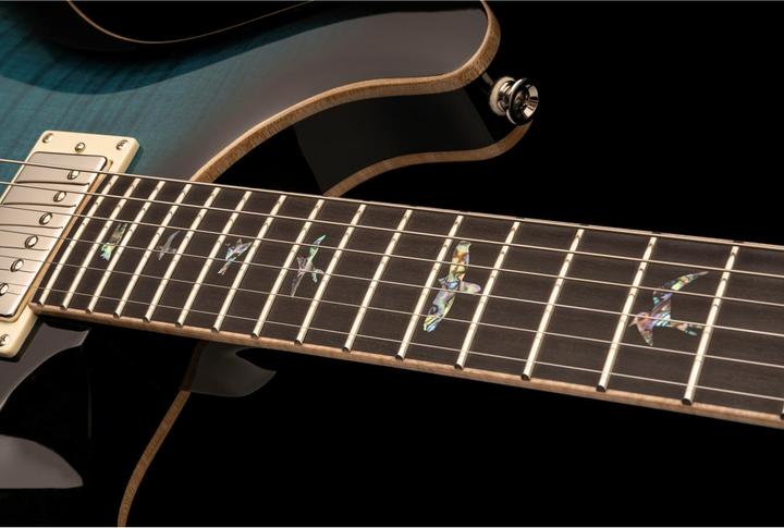Produktbild PRS SE Hollowbody II Piezo Peacock Blue Burst (E-Gitarre, mahogany, Ebony, Beveled Maple Top with Flame Maple Veneer, Beveled Maple Back with Flame Maple Veneer)