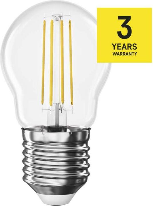 Immagine prodotto Emos Lampada LED a filamento Mini Globe / E27 / 1,8 W (25 W) / 250 lm / Bianco caldo (E27, 1.80 W, 250 lm, 1 x, D)