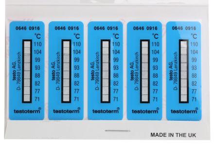Actual product image Testo Temperature strip +71 - +110°C