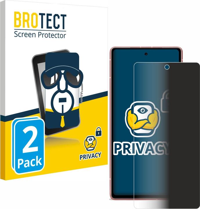 Produktbild BROTECT Sichtschutzfolie Anti-Spy Privacy Folie Blaulicht-Schutz (2 Stück, Google Pixel 7a)