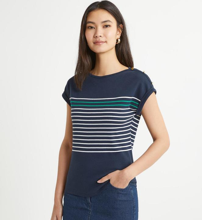 Produktbild Anne Weyburn Gestreiftes T-Shirt (40)