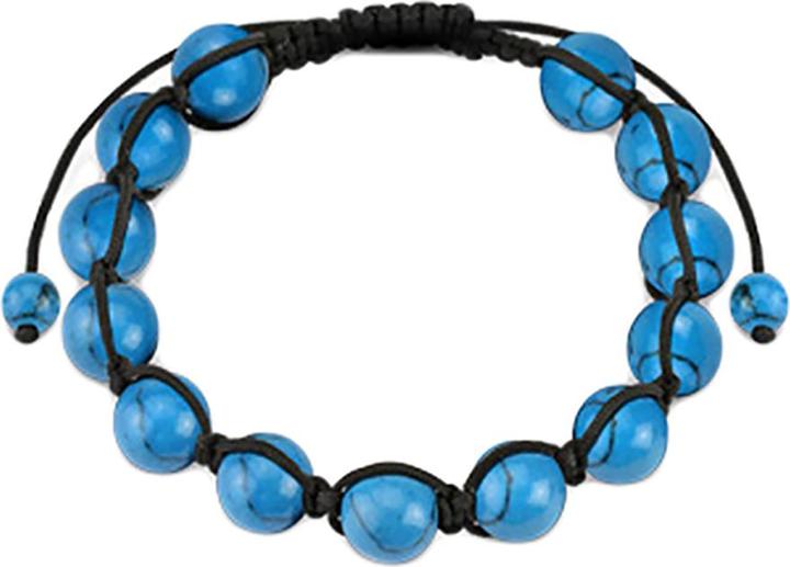 Produktbild Star Piercing Kette aus Kugeln Türkis Stein (Mineralisch, ohne Messing)