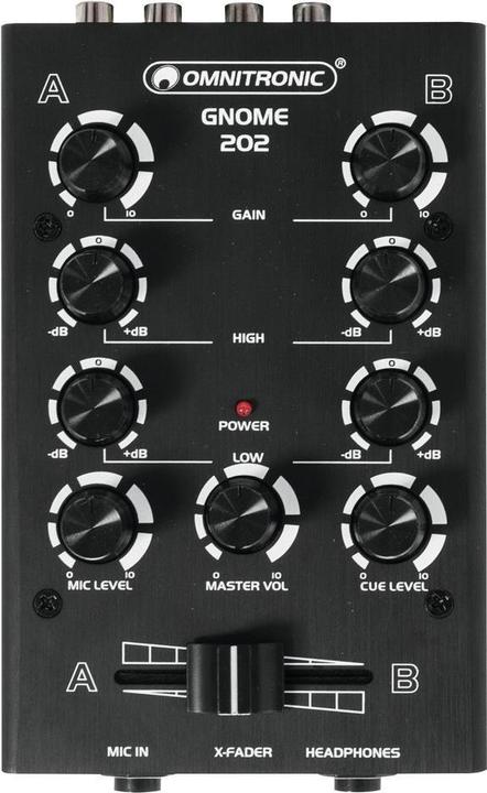 Actual product image Omnitronic DJ Mixer Gnome E-202 (DJ controller)