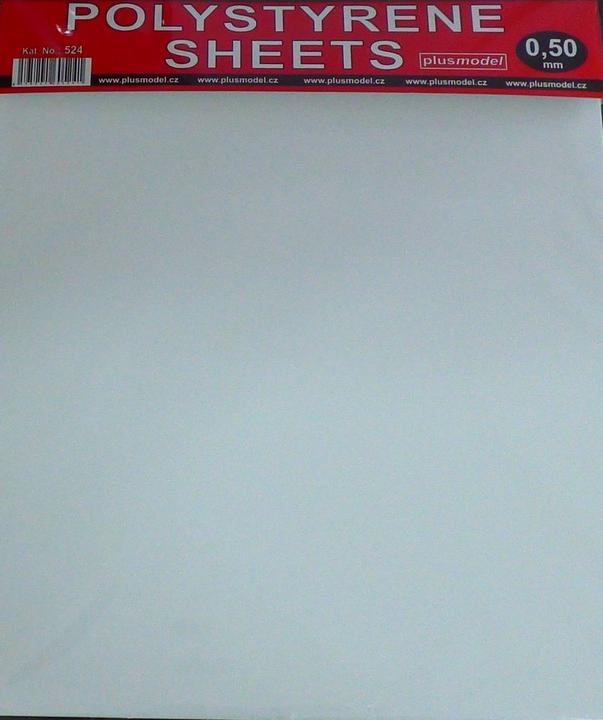 Immagine prodotto Plus Model Fogli di polistirolo da 0,50 mm