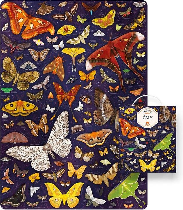 Productafbeelding Czuczu Puzzel 1000 stukjes Puzzlove Nachtvlinders (1000 onderdelen)