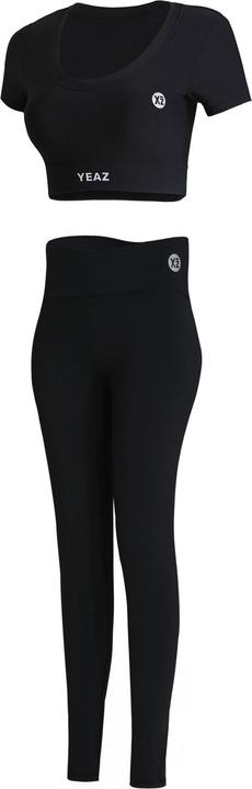 Actual product image Yeaz CLUB LEVEL SET Short Top Leggings XL (Black) (XL)