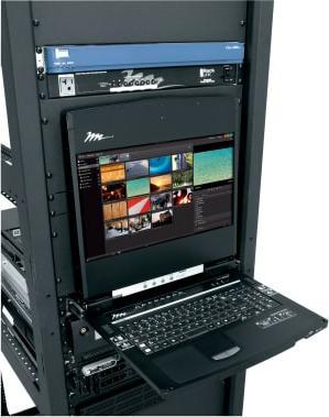 Actual product image Middle Atlantic High Definition Rackmount Consoles with KVM
