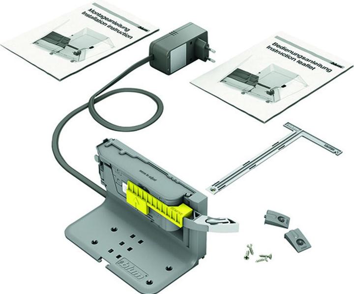 Blum SERVO-DRIVE uno für stehende Mülllösungen