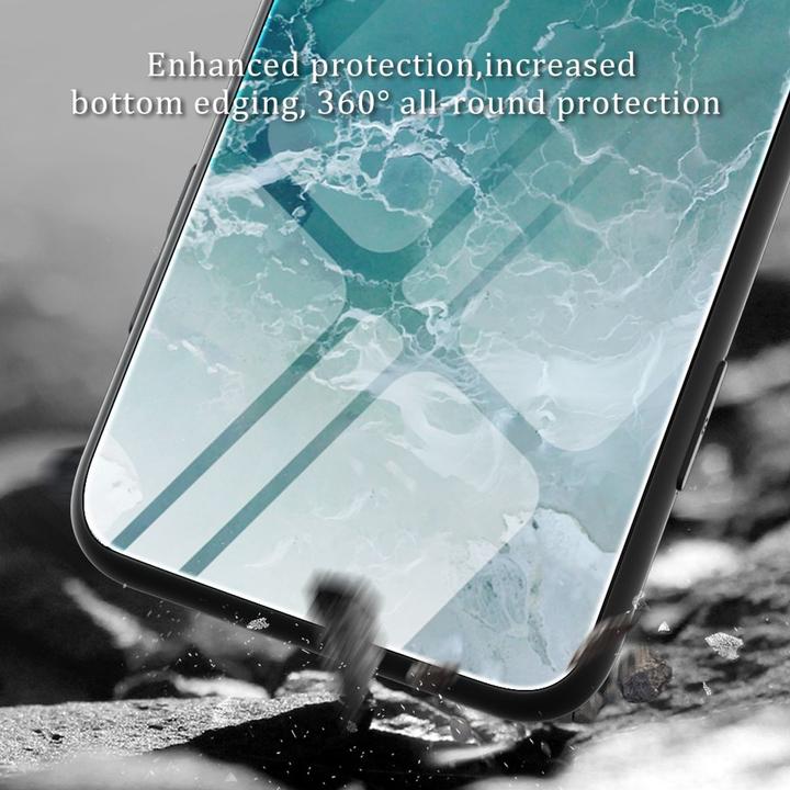 Actual product image König Design Case Mobile Protection for Apple iPhone 12 13 14 Pro Max mini Plus Case Glass Cover (Apple iPhone 12 mini)