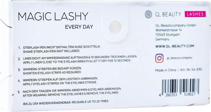 Nutritional values and ingredients GL Beauty Magic Lashy Every Day (Eyelashes applicator)