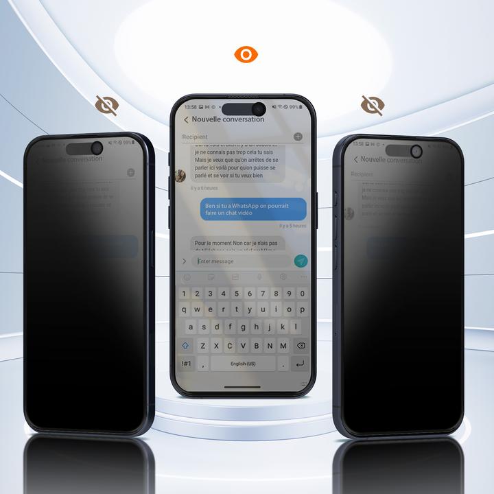 Image du produit Avizar OptiPrivacy Protector (1 pièce(s), Apple iPhone 16 Pro)
