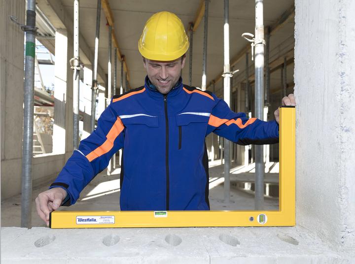 Actual product image Anrotec Construction angle 800 x 400 mm 90 degrees with 2 spirit levels