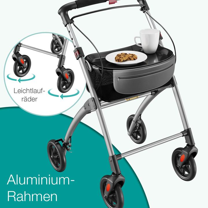 Image du produit Aktivshop Wohnungsrollator, Rollator schmal für die Wohnung, extra schmal, Innenrollator