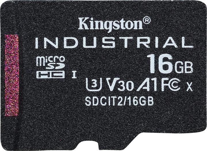 Produktbild Kingston microSDHC Industrial (16 GB, microSDHC, U3, UHS-I)