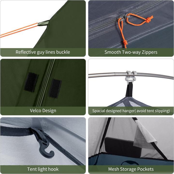 Immagine prodotto Naturehike Tenda da ciclismo ultraleggera per 1 persona (Tenda a cupola, 1.70 kg, 1 persona)